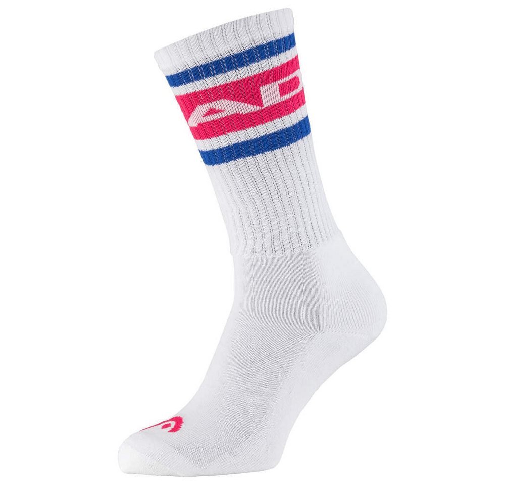 Head Tennissocken 1P Long (Baumwolle) weiss/rot/blau Herren - 1 Paar