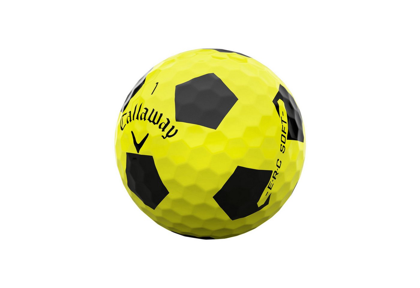 Callaway Golfball Callaway E.R.C. Soft Truvis Yellow Golfbälle – Maximale Länge, weiches, maximale Länge, weiches Gefühl und zuverlässige Kontrolle Bild 2