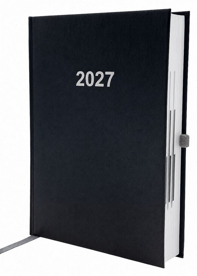 ADINA Buchkalender 2027 ADINA Buchkalender Chefplaner A5 schwarz 1 Tag 1 Seite Bild 4