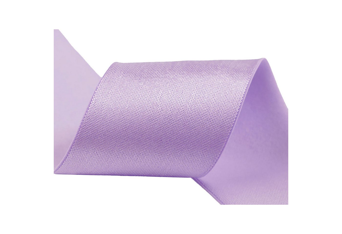 maDDma Satinband Glanz-Satin Gummiband 2m x 5cm Gummilitze 50mm, flieder Bild 3