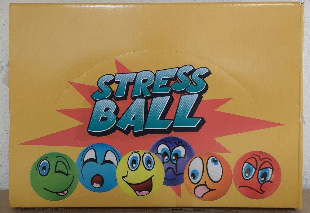 Krüger & Gregoriades Softball lustige Gesichter, Smile Knautschball, Stressball, Ball, Kinderball (12-St), Ideal zum Knautschen, Drücken, Kicken, Stressabbau, Mitgebsel Bild 2