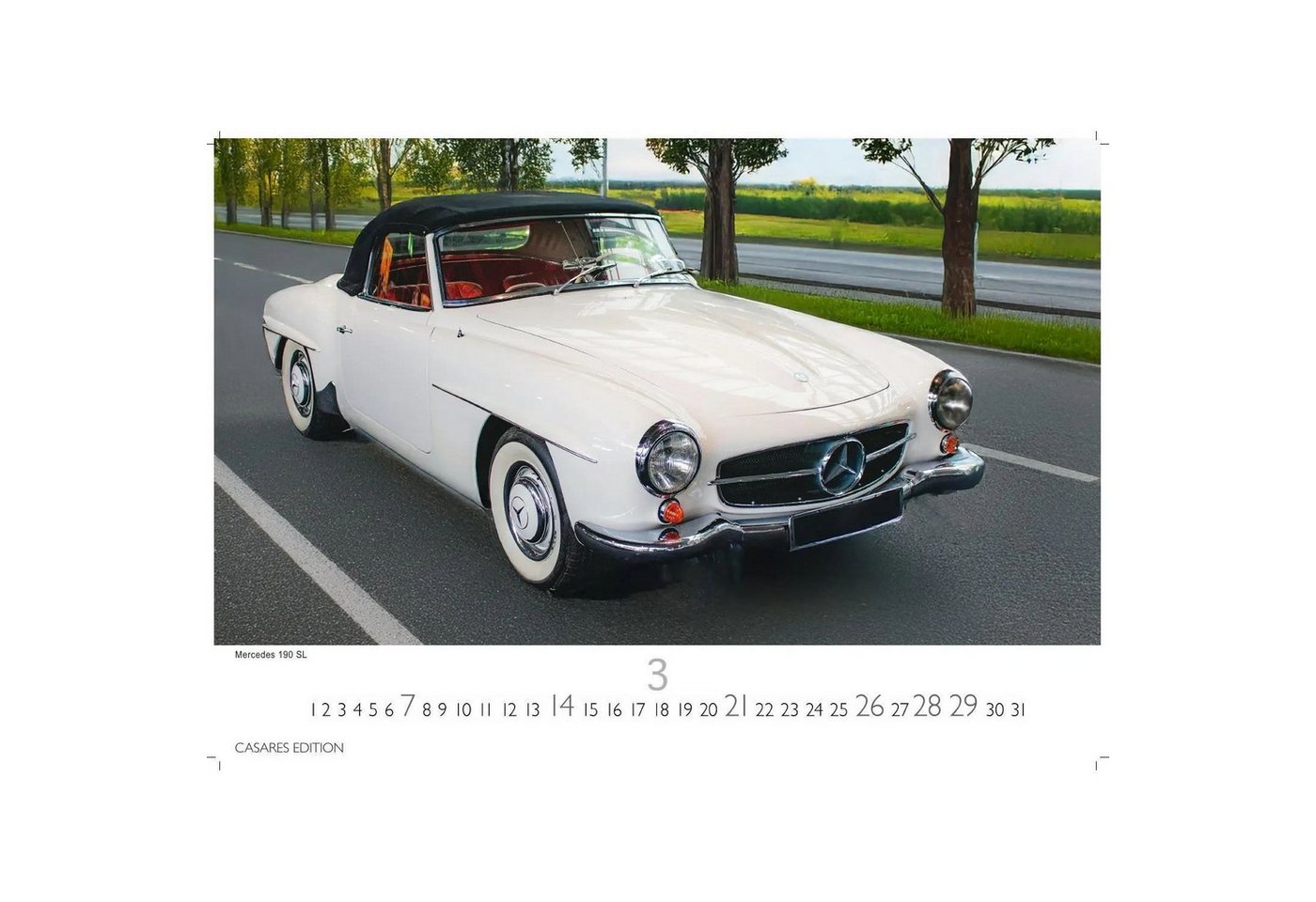 Wandkalender Mercedes Classic Cars Kalender 2027 - Wandkalender, Fotokalender...