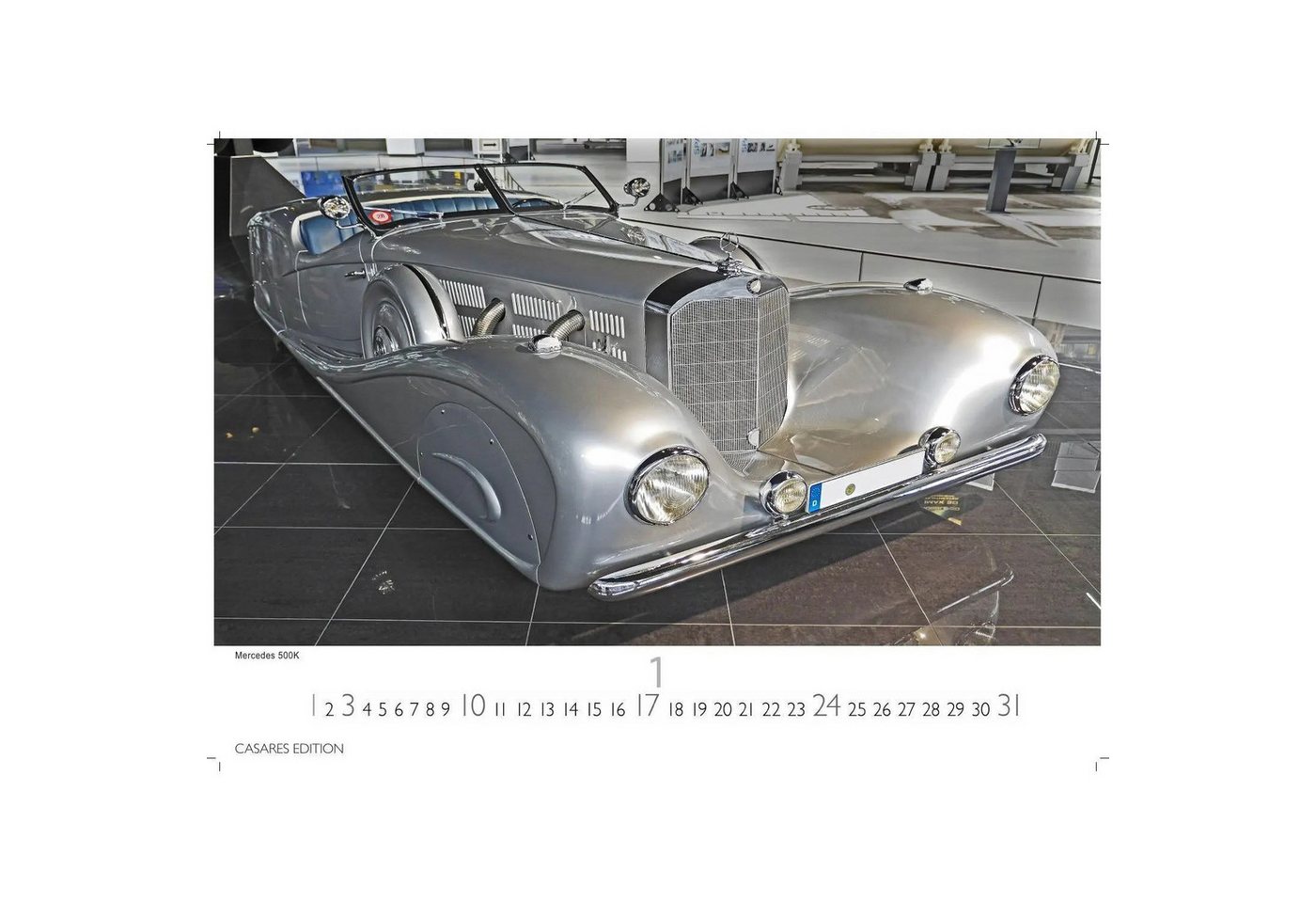 Wandkalender Mercedes Classic Cars Kalender 2027 - Wandkalender, Fotokalender... Bild 4