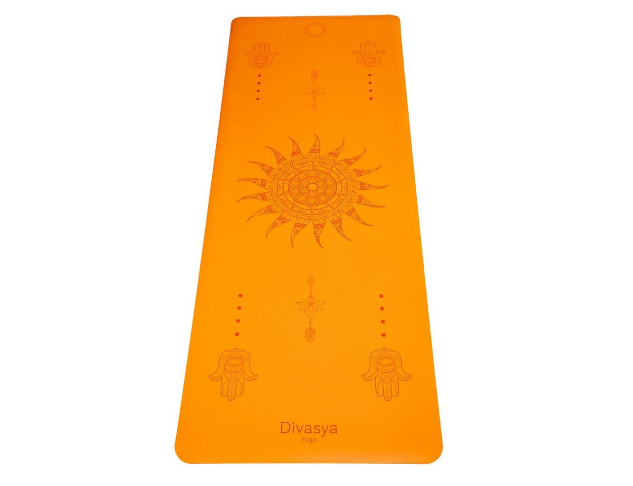 DIVASYA Yogamatte rutschfest, Naturkautschuk, japanische grip Oberfläche Bild 5