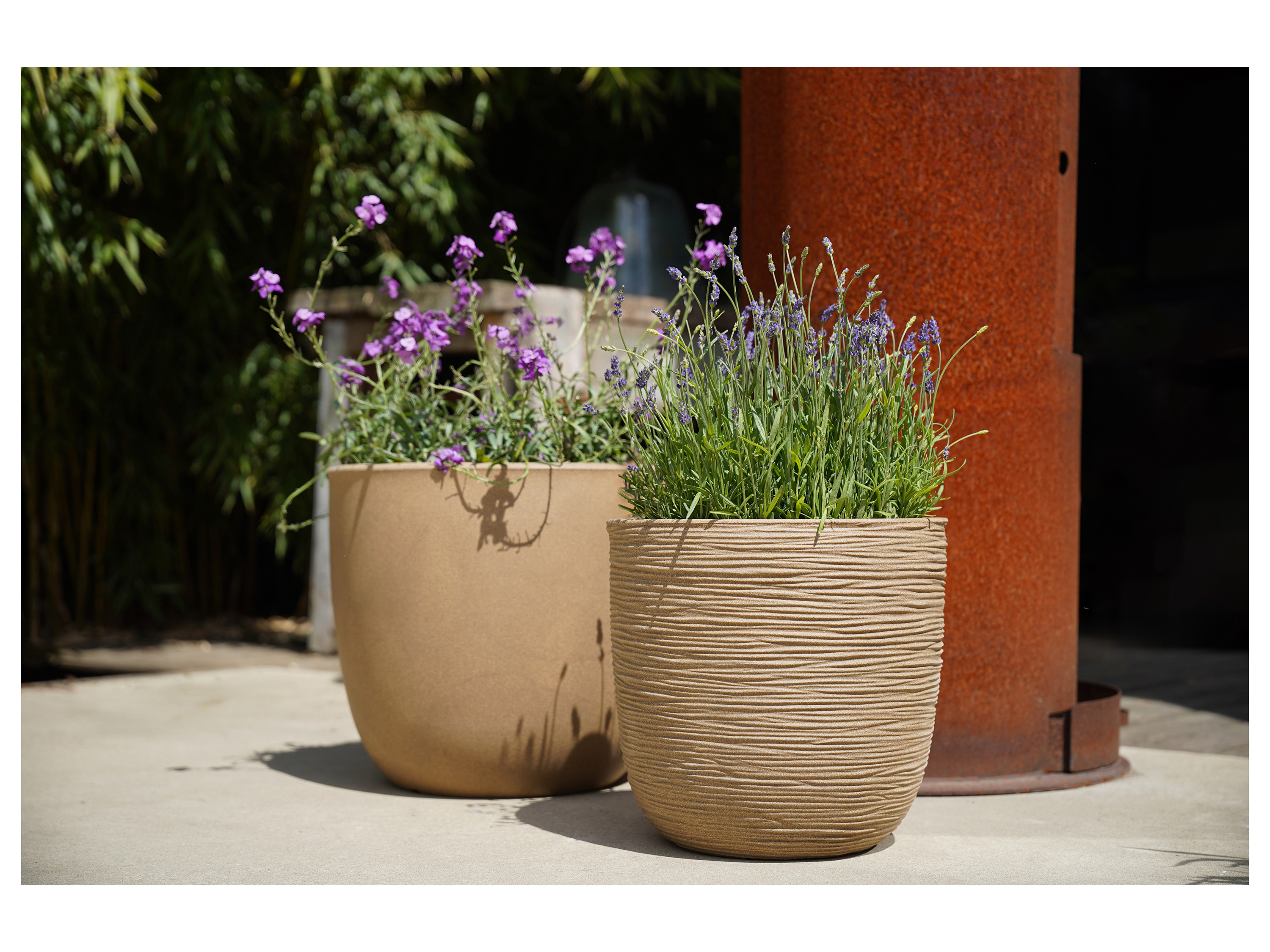 CAPI EUROPE Blumentopf »Smooth«, kugelförmig (35 x 34 cm, Beige)