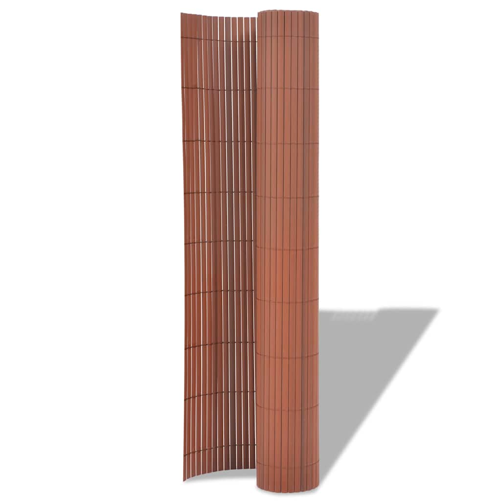 Maison Exclusive - Gartenzaun Braun 150 X 500 Cm Pvc