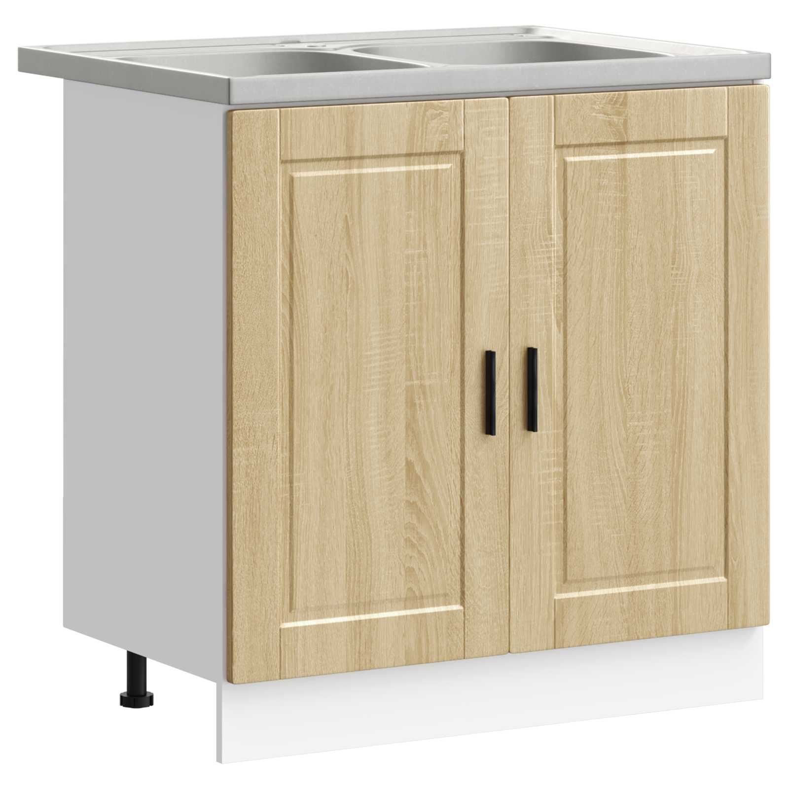 Maison Exclusive - Waschbecken-unterschrank Porto 2 Stk. Sonoma-e