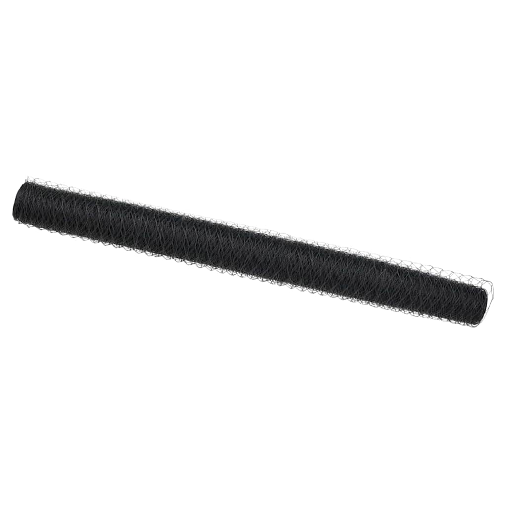 Maison Exclusive - Schweißgitterzaun 1,5 X 100 M Pvc Grau