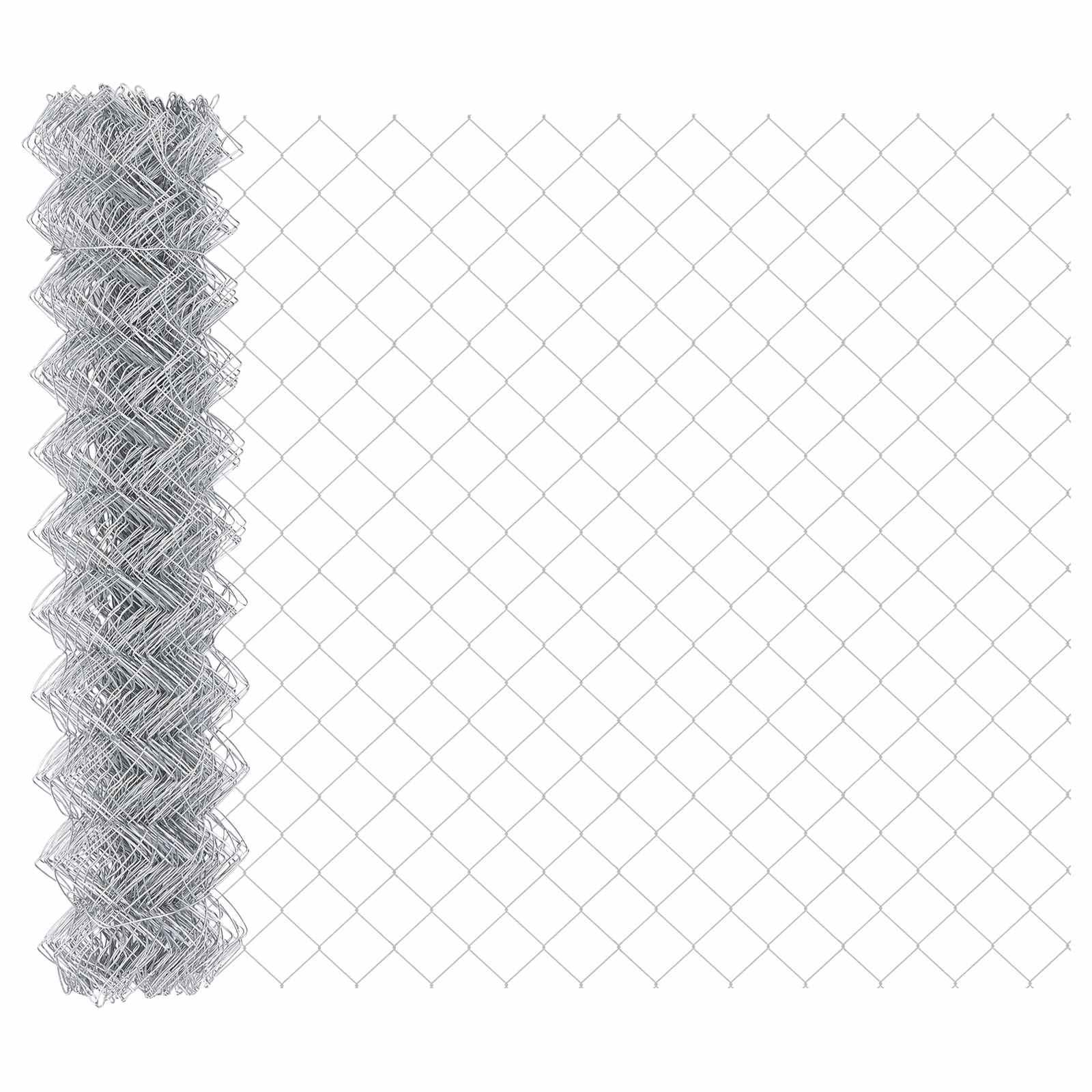 Maison Exclusive - Maschendrahtzaun 10 X 1,4 M Verzinkter Stahl S