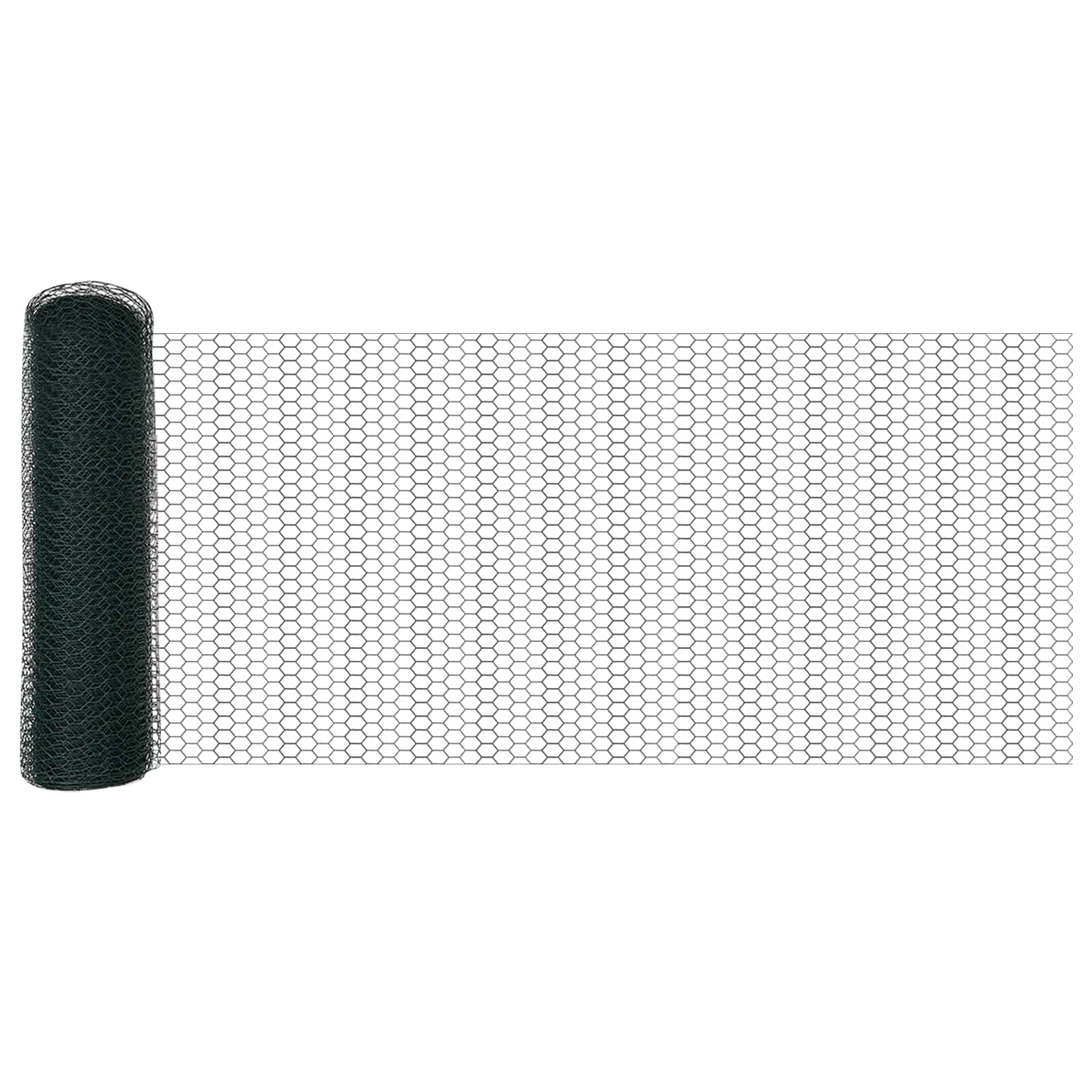 Maison Exclusive - Schweißgitterzaun 0,4 X 10 M Pvc Grün
