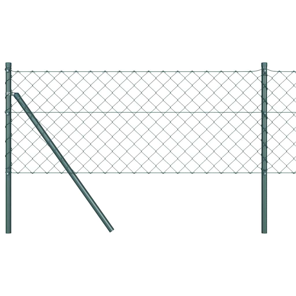 Maison Exclusive - Bodenmontierter Maschendrahtzaun 25 X 0,4 M Gr