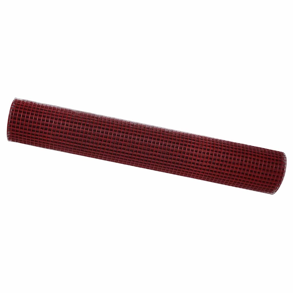 Maison Exclusive - Doppelstabmattenzaun 1000 X 150 Cm Rot
