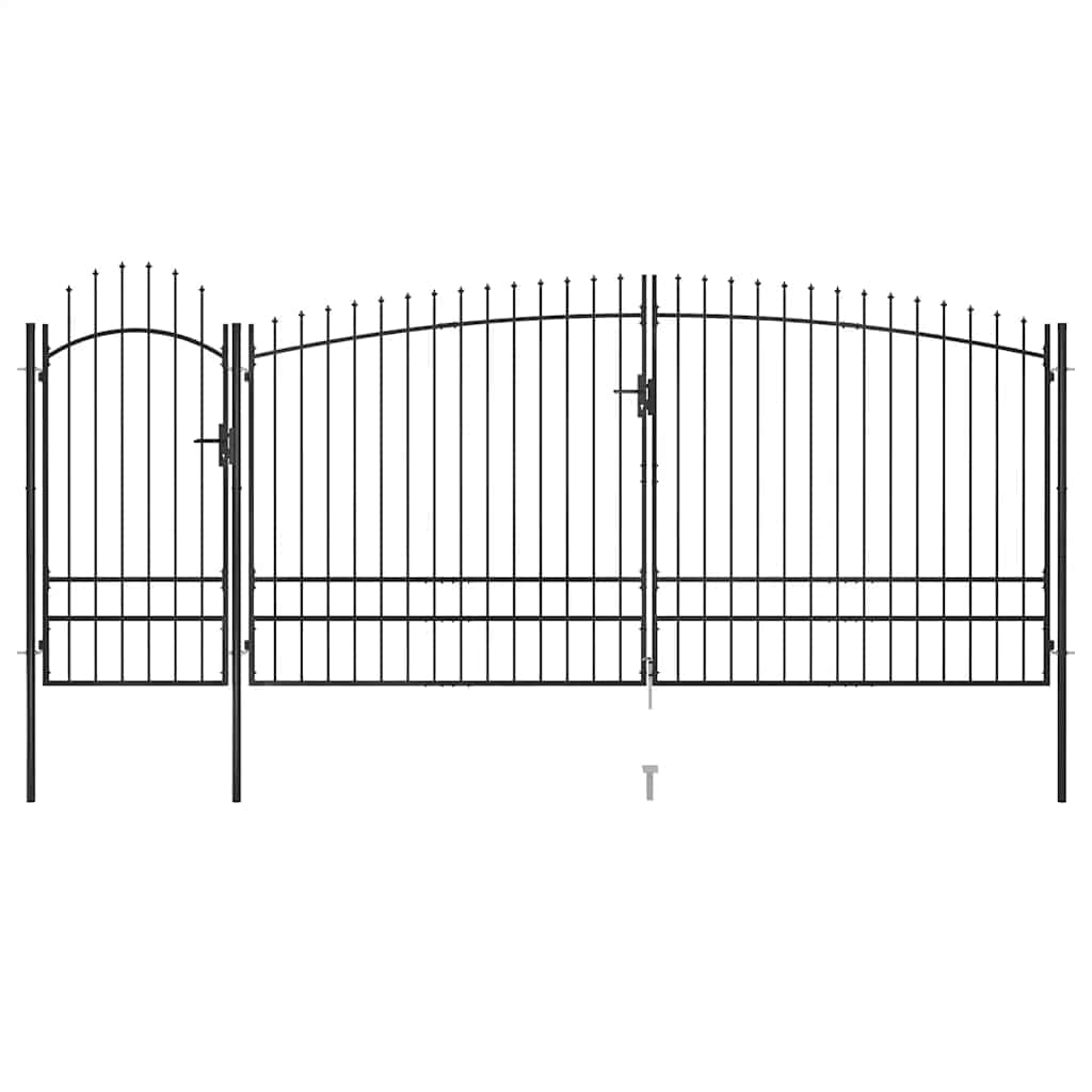 Maison Exclusive - Gartentor Woerden Mit Speerspitze 5 X 1,95 M S