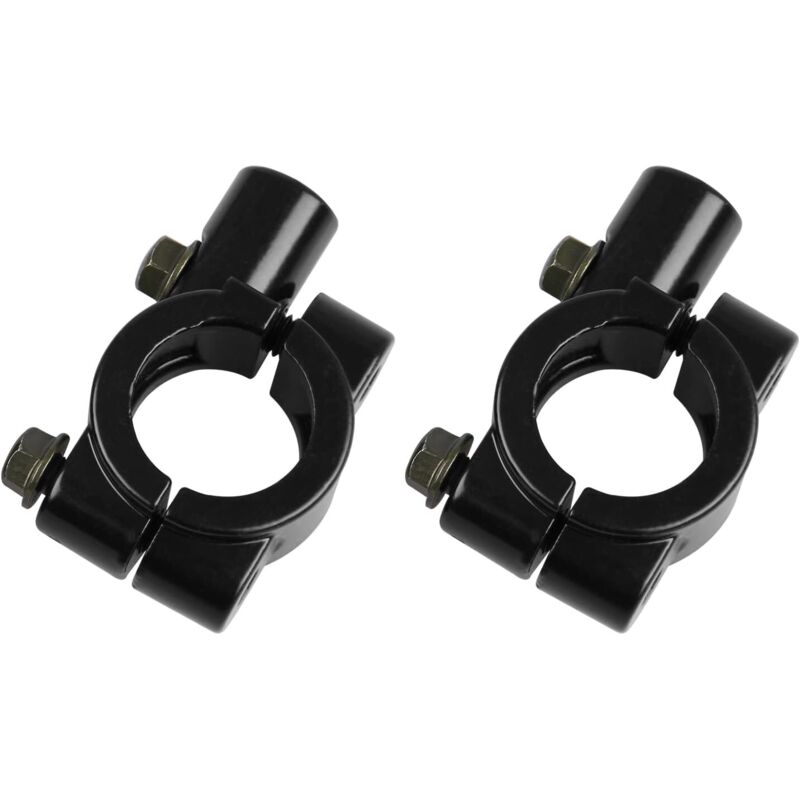 Universelle Lenker-rückspiegelhalterung, M8 Gewinde Aluminium 2 X 7/8" (22 Mm), Kompatibel Mit Kawasaki Und Suzuki Atvs, Offroad-motorrädern, Minibikes Und Rollern.