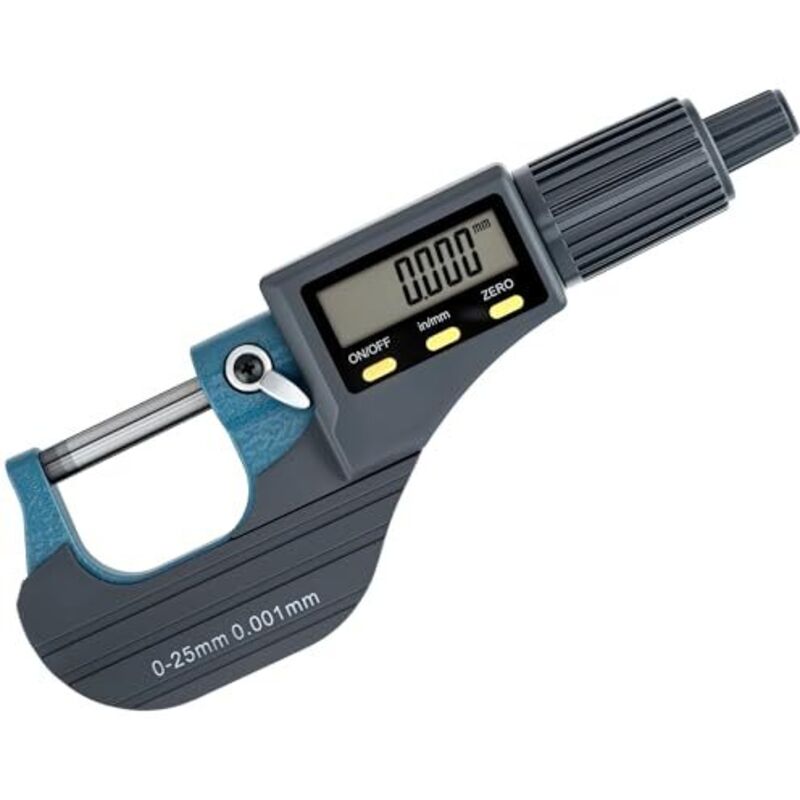 Digitales Lcd-außenmikrometer 0–25 Mm, Auflösung 0,001 Mm