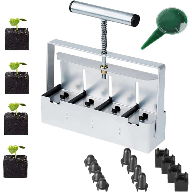 Handgefertigter Erdblock, 10 X 5 Cm, Ideal Zum Einpflanzen Von Garten- Oder Freilandpflanzen.