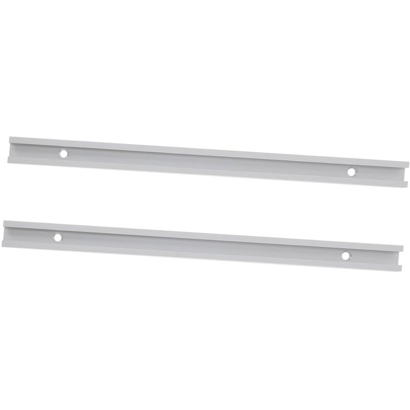 Set Mit 2 Aluminium-t-nut-profilen Für Die Holzbearbeitung, Offenes T-nut-profil-set, Robustes Und Einfach Zu Montierendes Aluminiumprofil Für Befestigungen Und Zubehör