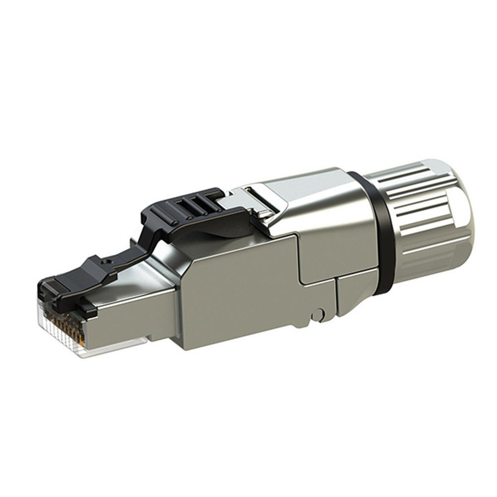Telegärtner - 100023090 Rj45-steckverbinder Cat 8.1 100023090 Stecker Polzahl Sensoren 8p8c Metall 1