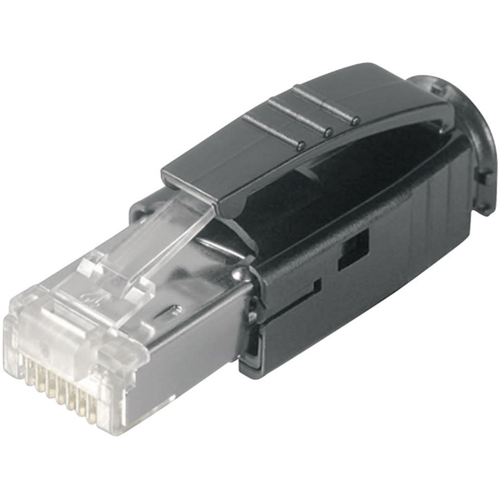 Telegärtner - 100007451 Stx Rj45-stecker 100007451 Stecker, Gerade Pole: 8p8c Glasklar 1 St.