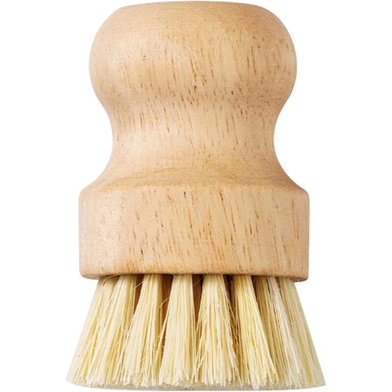Stück Spülbürste Aus Holz, Bambus-sisal-holz-waschbürste, Pilzreinigungsbürste Für Küchenspüle, Badezimmer-spülbürste, Umweltfreundlich Und Langlebig
