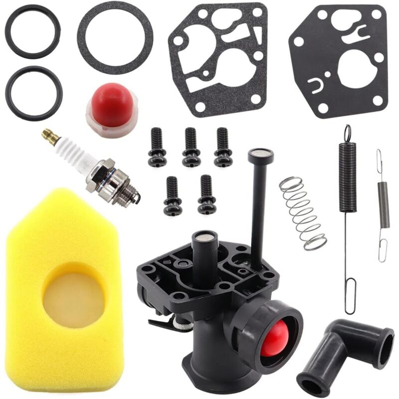 Vergaser-reparatursatz Für Briggs & Stratton 499809 498809a 494406 Und Luftfilter 698369, Reglerfeder 691859 692211, Membran 795083 495770