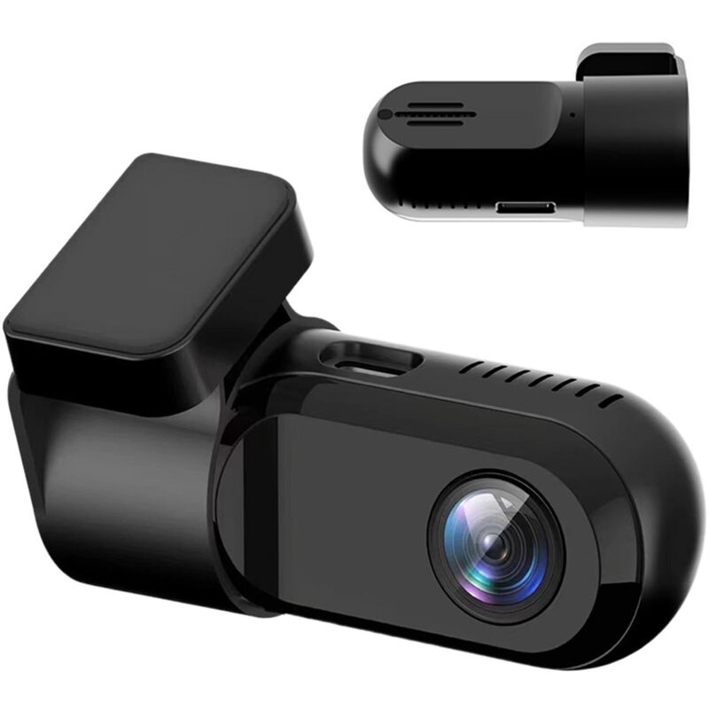 Weitwinkel-dashcam Mit Nachtsichtfunktion, Geeignet Für Fahrten Und Parkvorgänge.