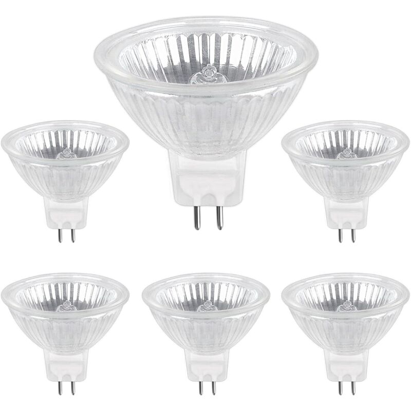 Gu5.3 Halogenlampe 12v 35w 400lm Warmweiß 2700k Dimmbar Mr16 6er-pack