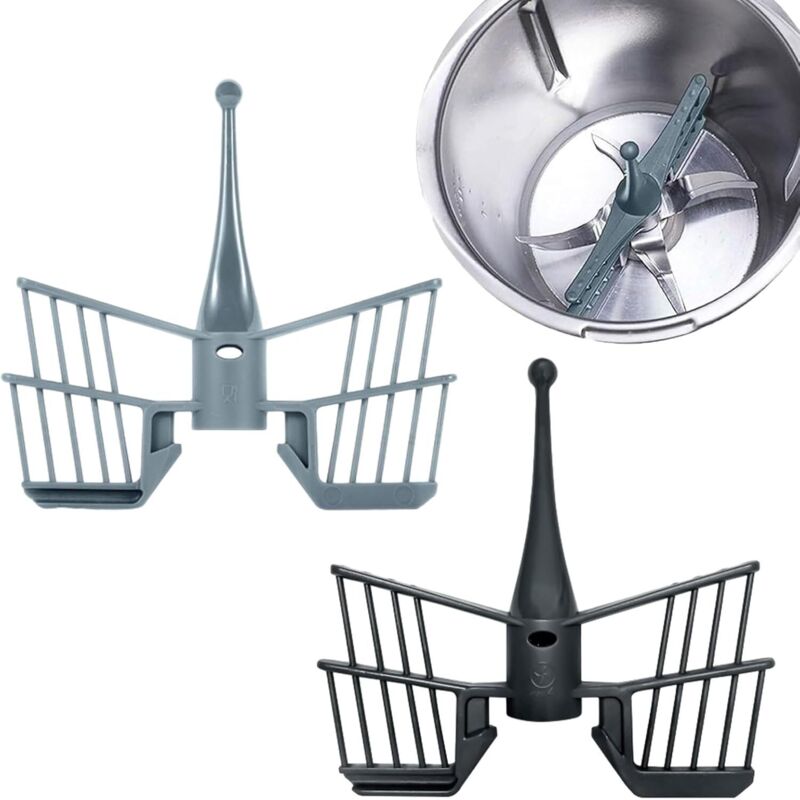 Set Mit 2 Thermomix-zubehörteilen Für Thermomix Tm5 Tm6 Tm31, Zubehör, Schneebesen, Ersatzteile (schwarz, Grau)