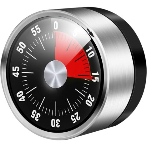 Küchentimer - Zum Kochen, Backen, Für Den Backofen Und Zur Zeiterfassung - 1 Stück (schwarz)