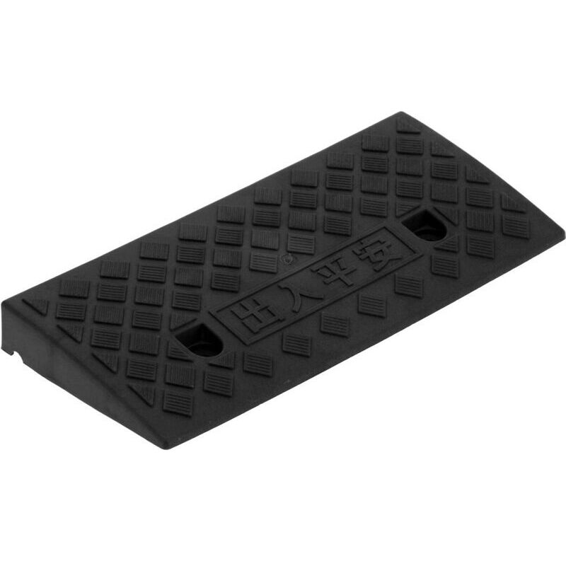 Flexible, 5 Cm Dicke, Tragbare, Robuste Und Leichte Schwellenrampe Für Laderampen Und Hauseingänge (schwarz)