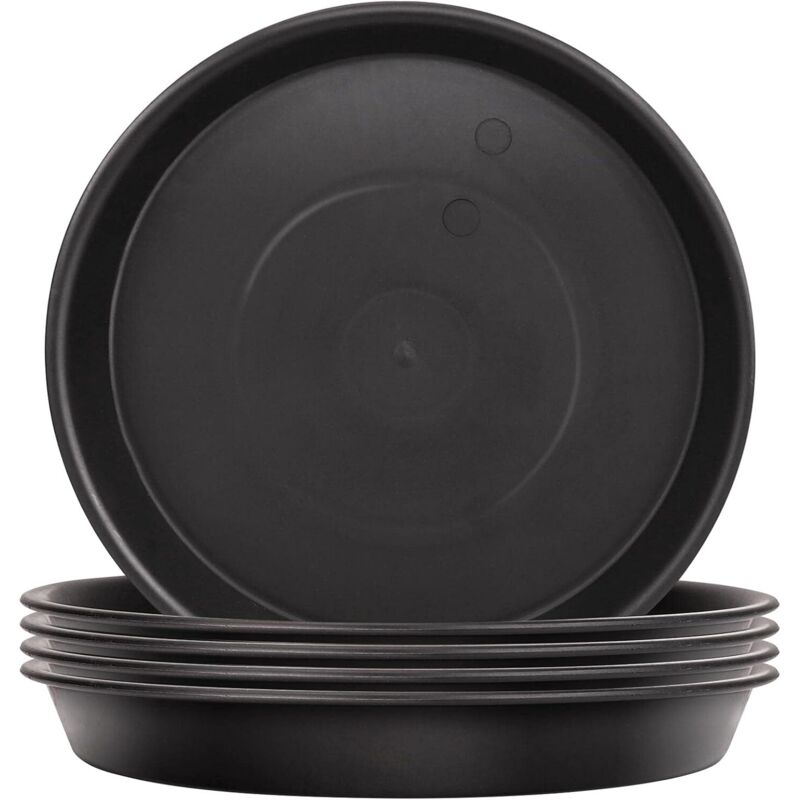 Set Mit 5 Untersetzern Für Pflanzen, Blumentöpfe Und Pflanzgefäße Für Drinnen Und Draußen, Garten – 14 Cm