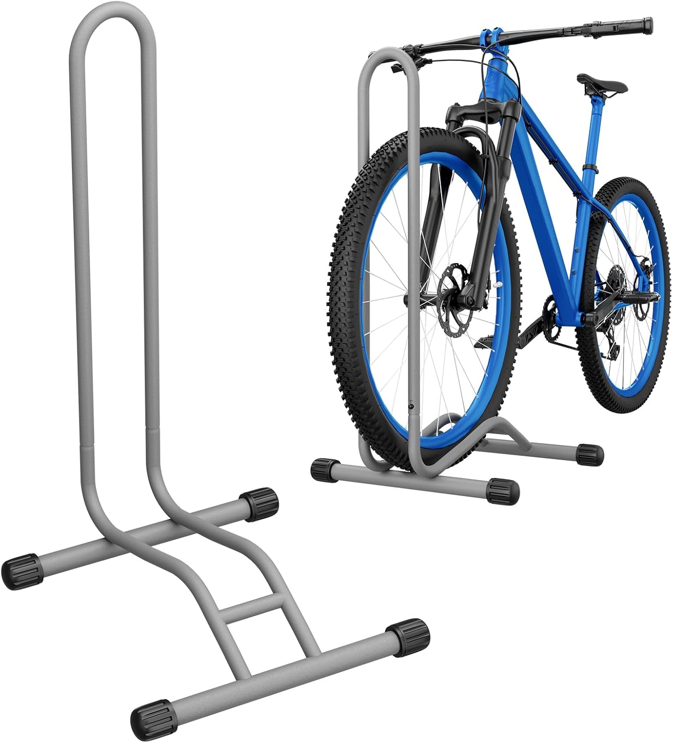 Abnehmbarer Fahrradständer, Reifenbreite Bis Zu 80 Mm, 20-28 Zoll, Hinterradstütze, Für Mountainbikes, Rennräder, (grau, 1 Sitz)