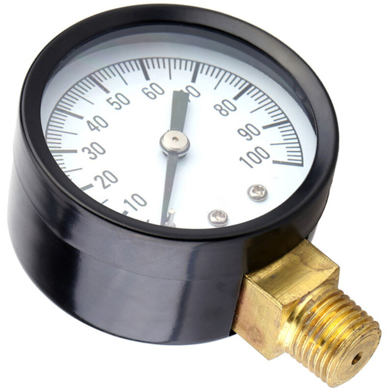 Manomètre Pour Pompe À Eau 0-100 Psi - Facile À Lire, Montage Laiton