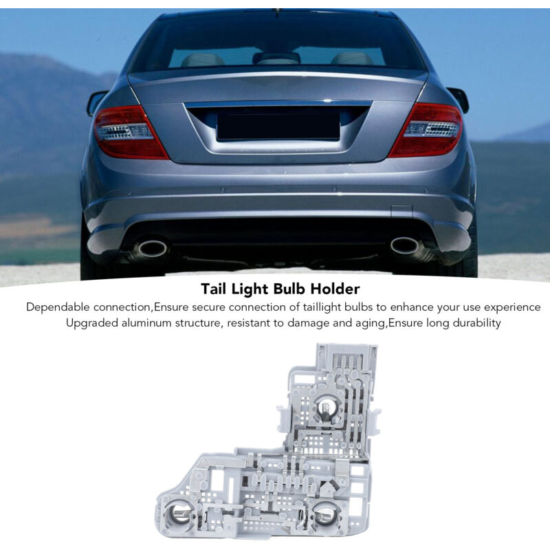 Douille D'Ampoule Pour Feu Arrière Droite Mercedes Classe C W204 Berline 2012-2014 - Support En Aluminium Robuste