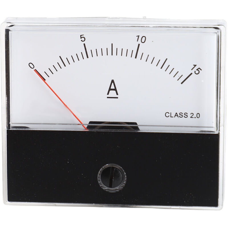 Ampèremètre Analogique De Tableau Dc 15a Classe 2.0
