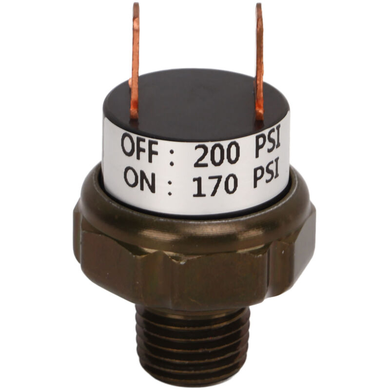 Interrupteur De Pression Pour Compresseur Air 170-200 Psi, Vanne De Contrôle En Acier Inoxydable, Pièce De Rechange Universelle Pour Klaxon Train