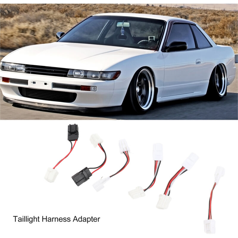 Harness D'Adaptation Feux Arrière - 6 Pièces Plug & Play Pour Nissan 240sx / S13 Kouki (1989-1993) - Câblage Amélioré