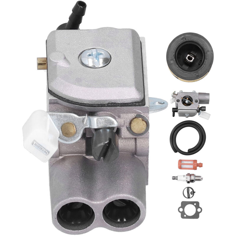 Kit De Réparation Carburateur, Filtre À Air, Filtre À Carburant, Bougie Pour Tronçonneuse - Compatible Stihl Ms251 Ms251c - 7 Pièces En Alliage D'Aluminium