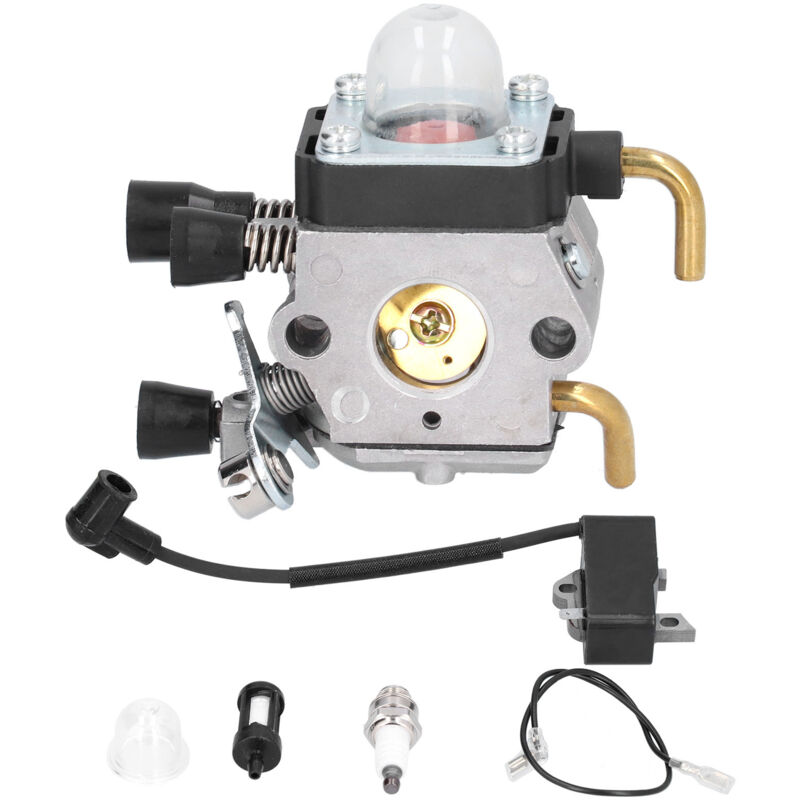 Kit De Carburateur Avec Bobine D'Allumage Et Bougie Pour Tronçonneuses Stihl Fs75 Fs80 Fs85 Fc85 Ht70 Hs75 Hs80 - Pièce De Rechange Abs