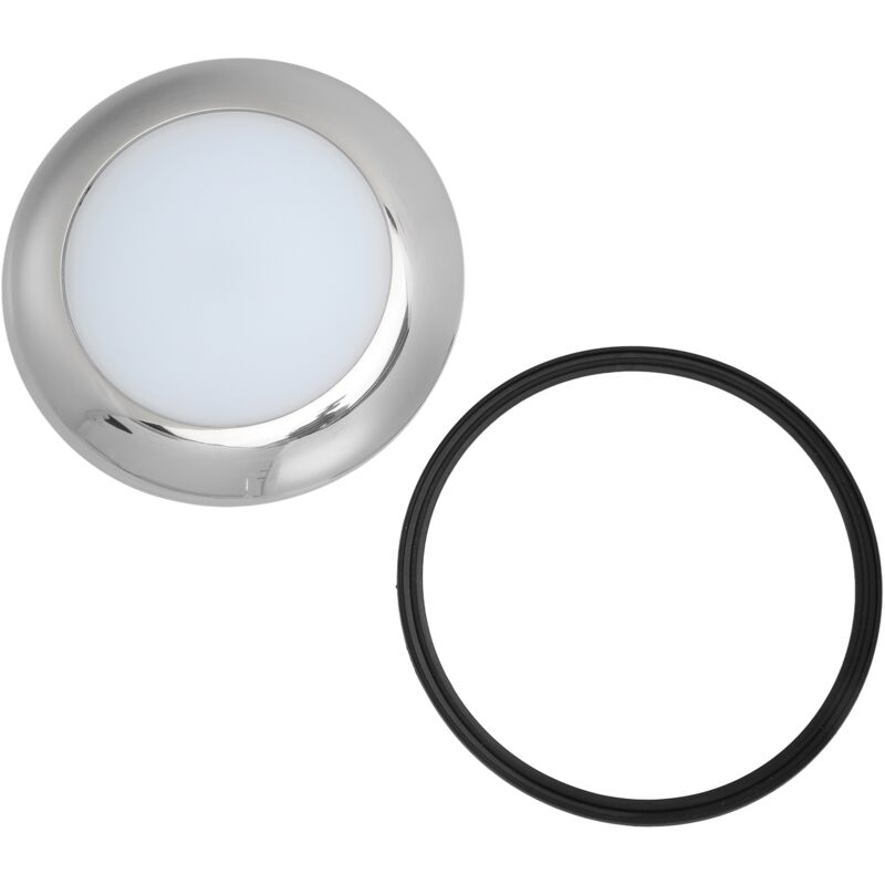 Plafonnier Led Marin 12v Ip66 - Lumière De Plafond Rond Ultra-plat 152mm Blanc Pur Pour Bateau, Camping-car, Fourgon