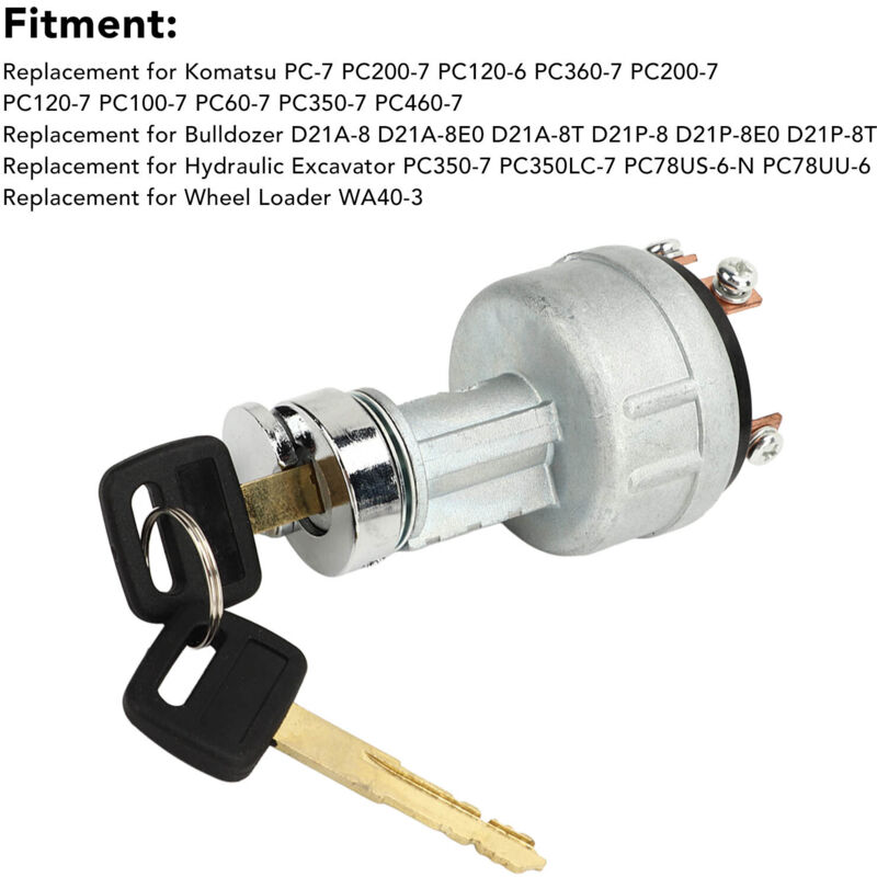 Contacteur De Démarrage 22b0611910 Pour Komatsu Pc‑7 Pc200‑7 Pc120‑6 Pc360‑7 Pc200‑7 Et Similaires