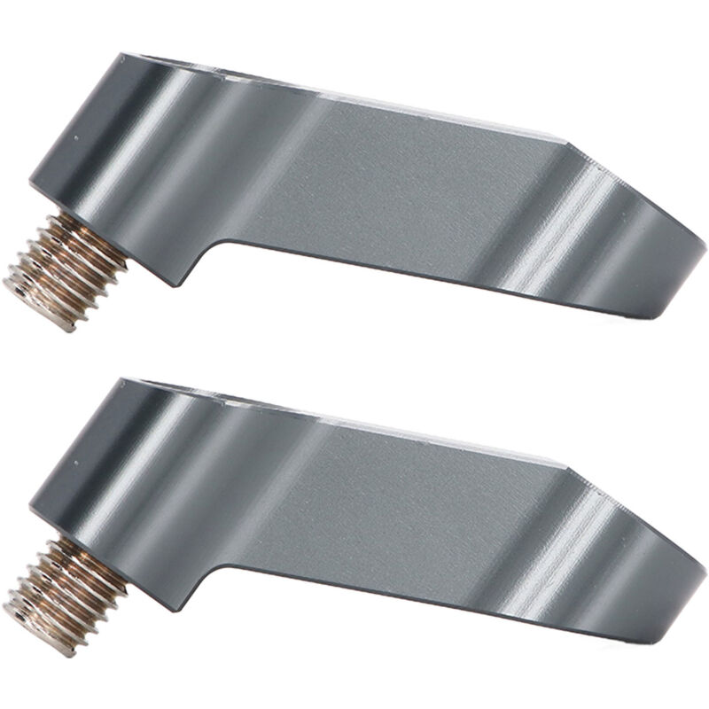 1 Paire D'Extenseurs De Support Rétroviseur Moto 10mm/0.39in - Adaptateur De Rehausse - Compatible Nmax 155/125 (2015-2022) - Gris