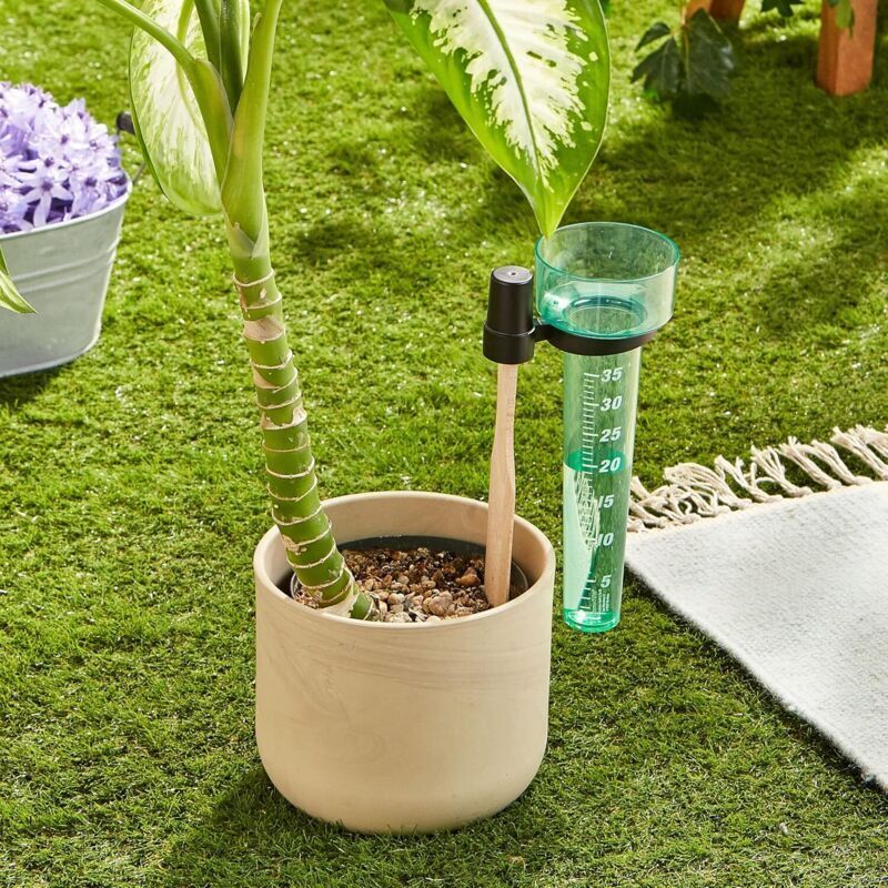 Pluviomètre Analogique Fa Dostmann Pour Jardin Et Extérieur, Échelle Lisible, Durable