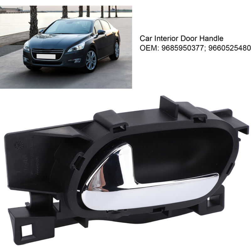 Poignée De Porte Intérieure Gauche Avant Ou Arrière 9685950377 / 9660525480 Pour Peugeot 508 I 2010-2018