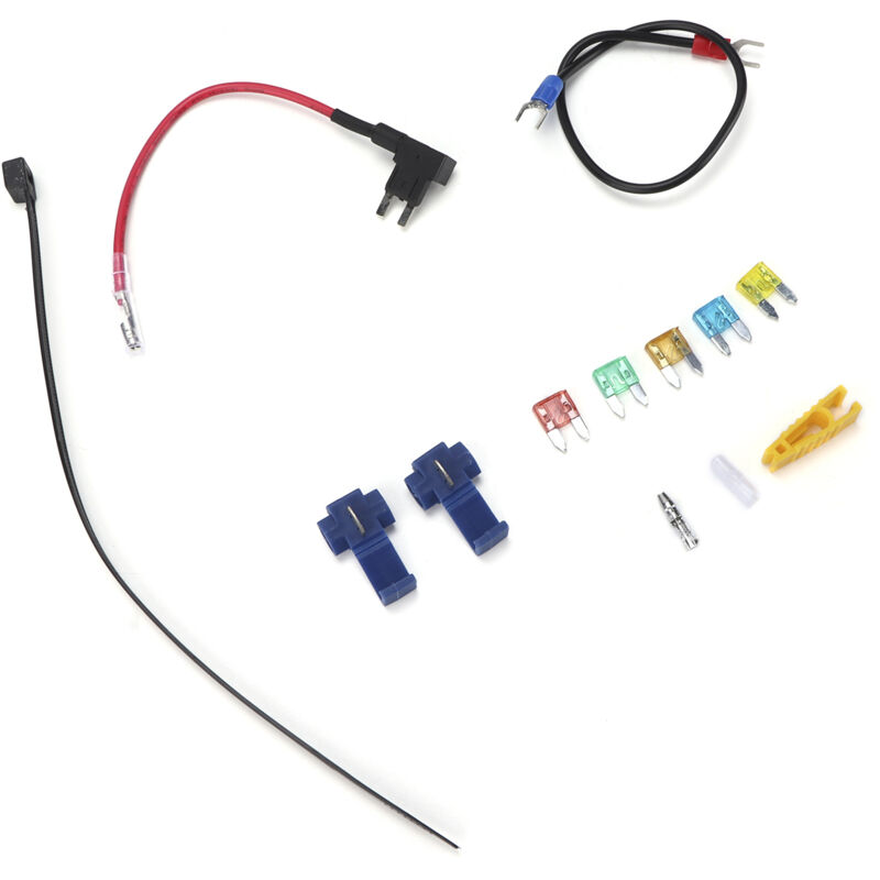 Lot De 12 Prise Add-a-fuse Atm/apm Pour Dvr Gps Alarme Kit Adaptateur Fusible Voiture Avec Câble Compatible 12/24v