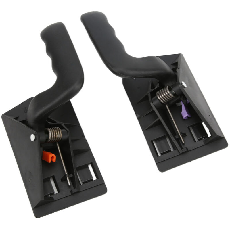 Poignée Intérieure Portière Voiture 2pcs Noir 15760297 Pour Chevrolet Silverado/gmc Sierra 1999-2007