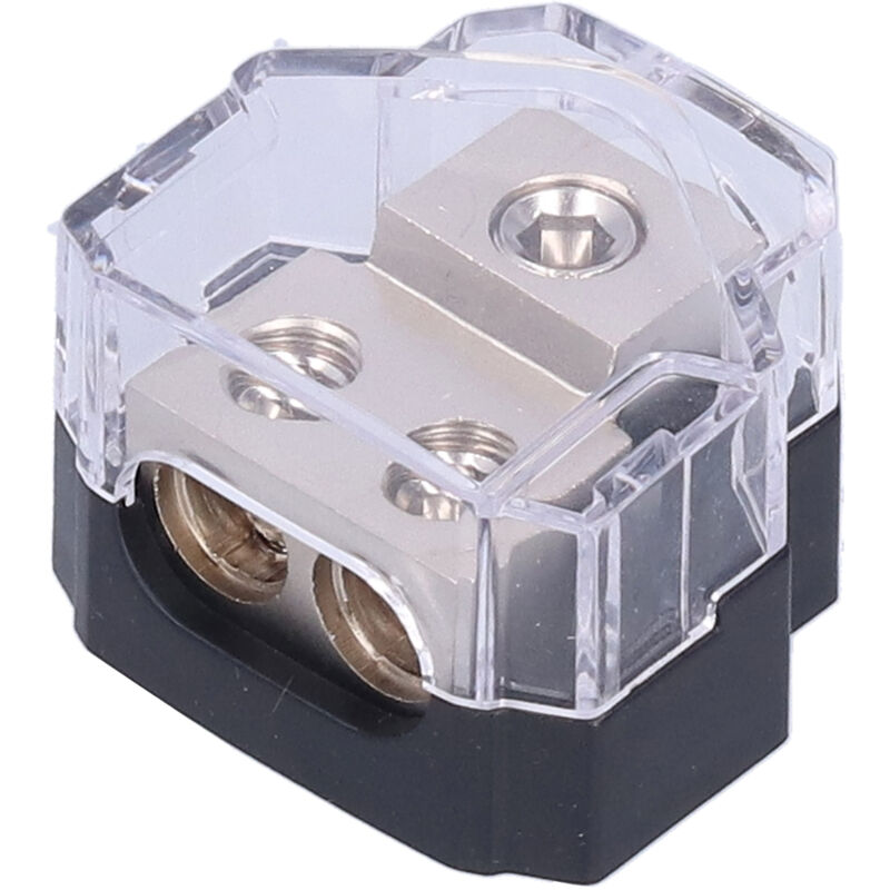 Bloc De Distribution D'Alimentation Avec Porte-fusible 60a 1 Entrée 2 Sorties Pour Voitures Camions Bateaux Camping-cars