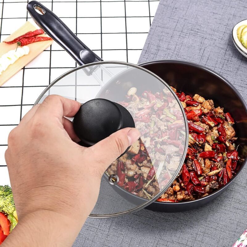 Lot De 5 Poignées Universelles En Bakélite - Boutons Pour Couvercles De Casserole Avec Vis Inox 304 - Remplacement Batterie Cuisine