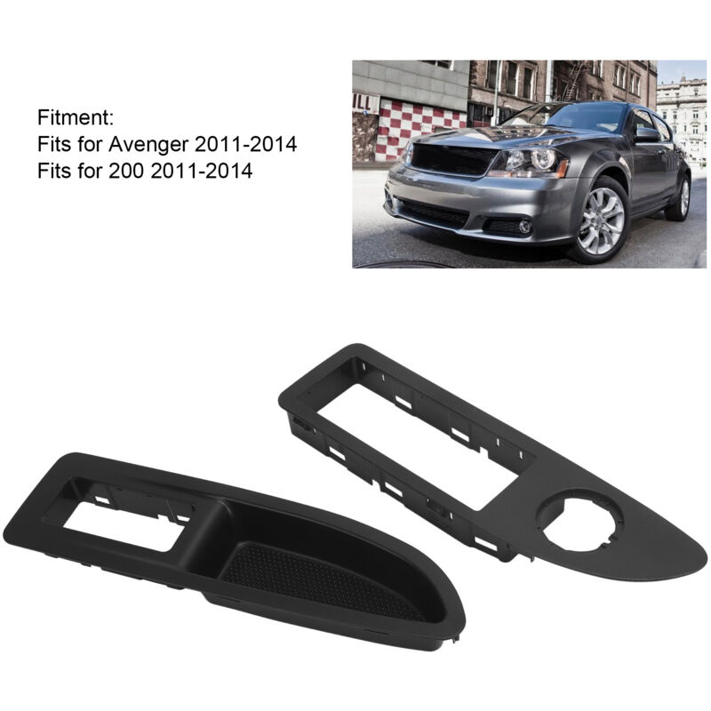 Écusson Interrupteur Fenêtre 68223848aa Pour Dodge Avenger 2011-2014 - Lot De 2 Pièces