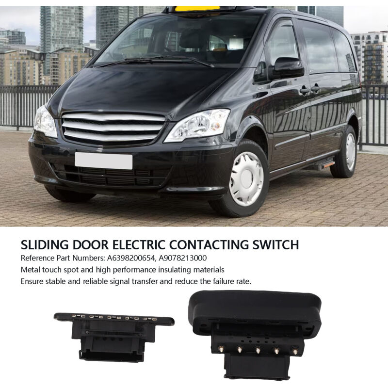 Interrupteur Électrique De Porte Coulissante A9078213000 - Kit De Remplacement Haute Durabilité - 2 Pièces Pour Vito W639 Sprinter
